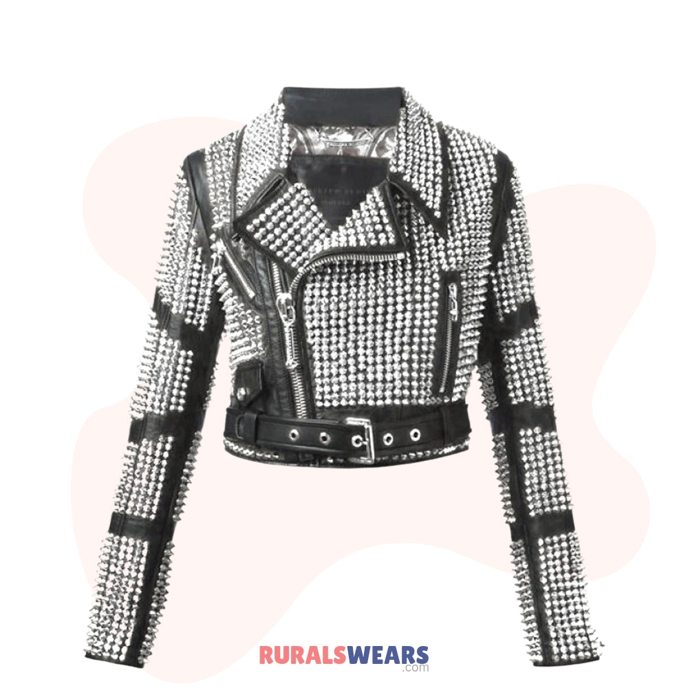 woman-silver-studded-leather-jacket-leather-steam-punk-studs-biker-leather-jack