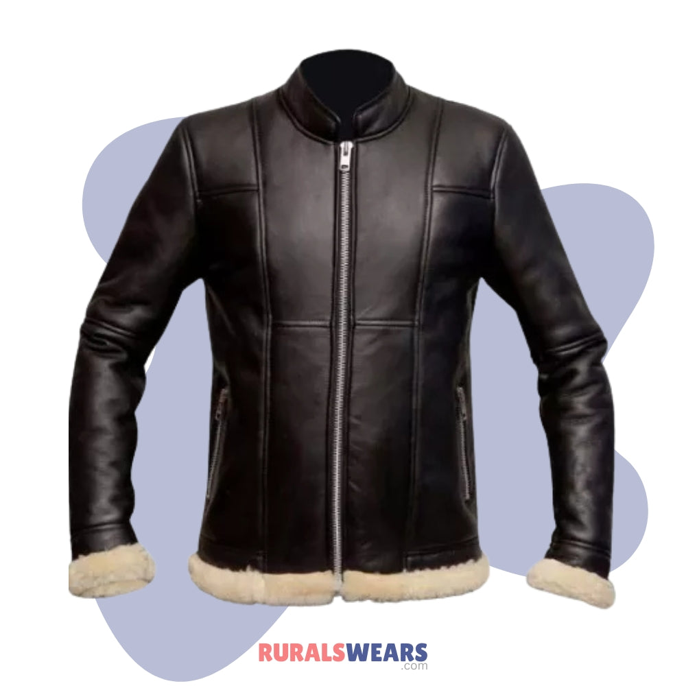 b3-slimfit-with-genuine-shearling-black-biker-real-leather-jacket