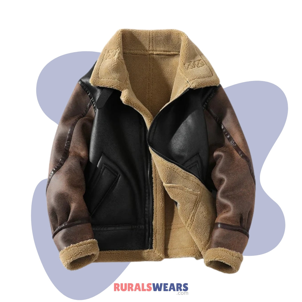 brown-vintage-mens-shearling-bomber-leather-jacket