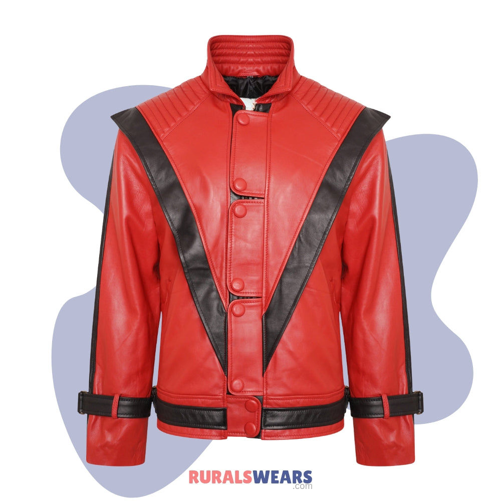 michael-jackson-thriller-red-genuine-leather-jacket